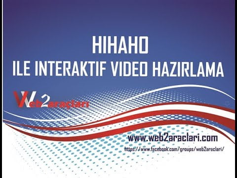 HİHAHO ile interaktif videolar hazırlama