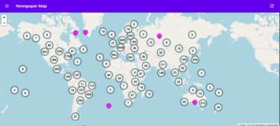 Newspaper Map ile dünyadaki tüm haber sitelerine göz atın